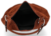 Kožené kabelka univerzální Genuine Leather hnědá 8309